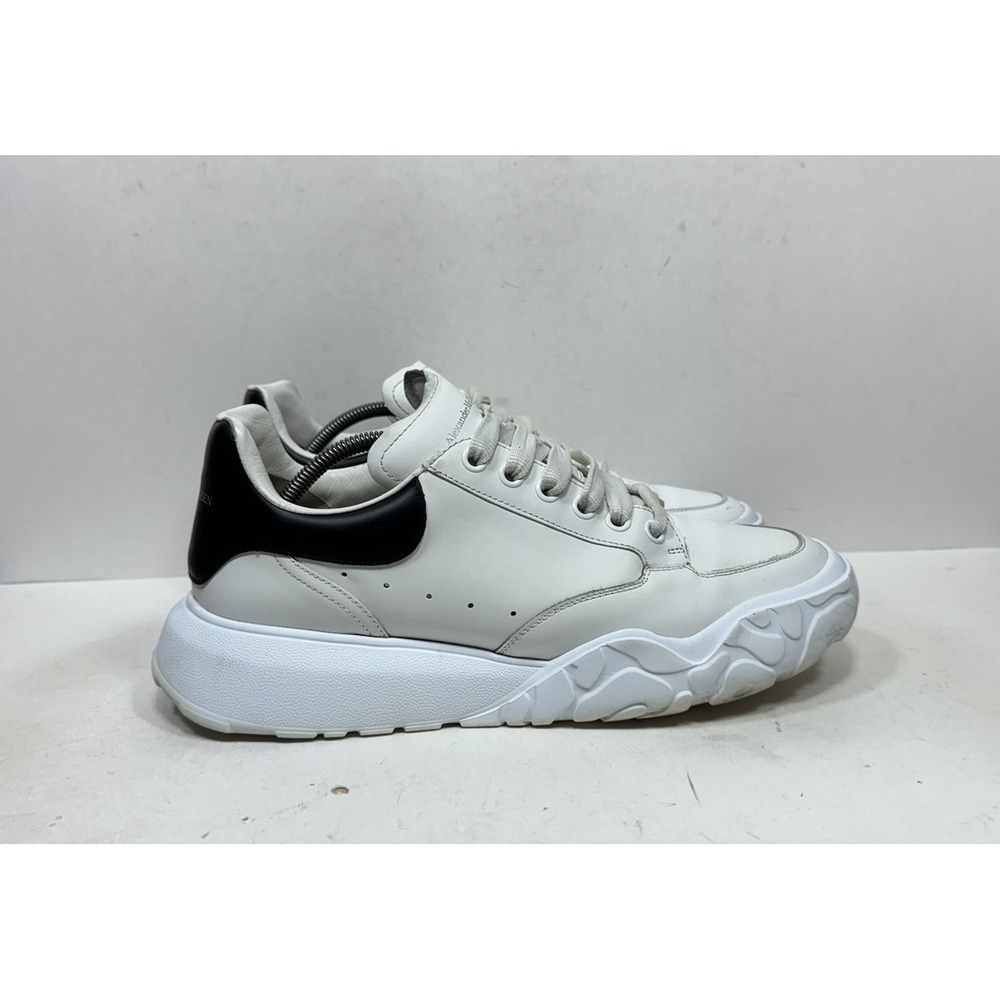 Alexander McQueen Oversized Court Trainer White Black Men's Size 11 / 44